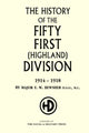 Book cover of: History of the 51st (Highland) Division 1914-1918. By: by  Maj F.W.Bewsher