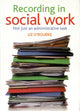 Book cover of: Recording in social work. By: Liz O'Rourke