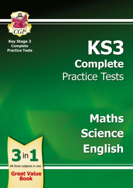 Book cover of: KS3 Complete Practice Tests - Maths, Science & English