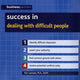 Book cover of: Success in Dealing with Difficult People. By: Ken Lawson