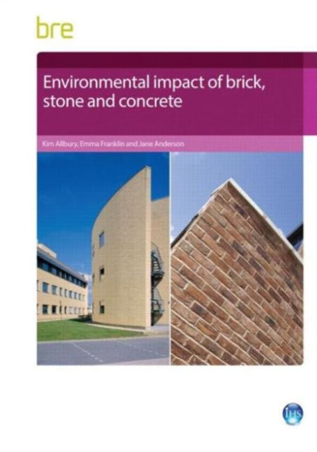 Book cover of: Environmental Impact of Brick, Stone and Concrete