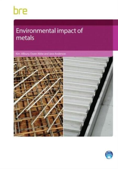 Book cover of: Environmental Impact of Metals. By: Kim Allbury