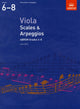 Book cover of: Viola Scales & Arpeggios, ABRSM Grades 6-8
