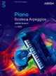 Book cover of: Piano Scales & Arpeggios, ABRSM Grade 5