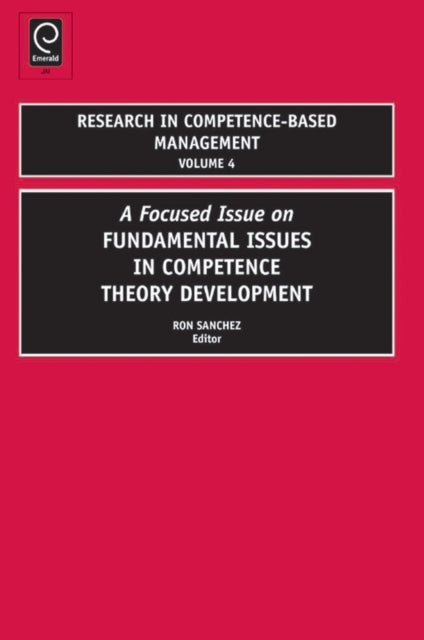 Book cover of: Research in Competence-Based Management. By: Ron Sanchez