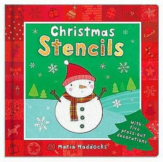 Book cover of: Christmas Stencils. By: Maria Maddocks
