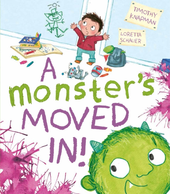 Book cover of: A Monster's Moved In!. By: Timothy Knapman