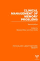 Book cover of: Clinical Management of Memory Problems (2nd Edn) (PLE: Memory). By: Barbara Wilson