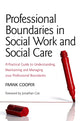 Book cover of: Professional Boundaries in Social Work and Social Care