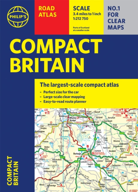 Book cover of: Philip's Compact Britain Road Atlas. By: Philip's Maps
