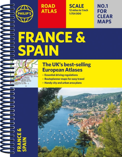 Book cover of: Philip's France and Spain Road Atlas. By: Philip's Maps