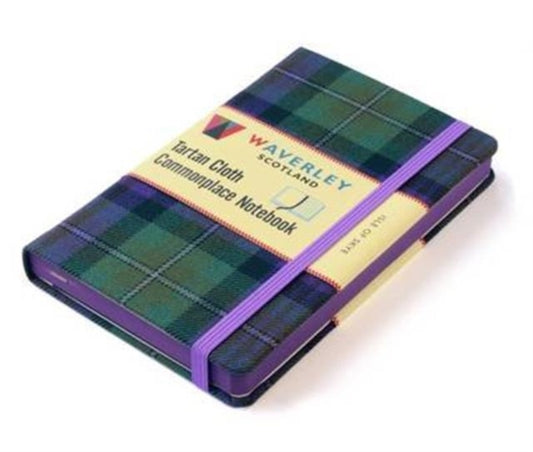 Isle of Skye Tartan, Waverley Scotland Large Tartan Cloth Commonplace Notebook 9781849344524 M. Astella Waverley