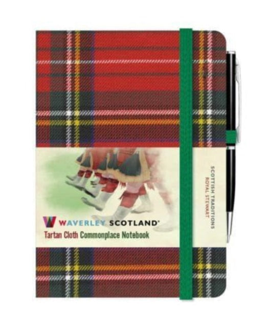 Book cover of: Waverley Tartan Cloth Commonplace Notebooks: Royal Stewart Tartan Cloth Mini Notebook with Pen. By: Waverley Books; Waverley Books
