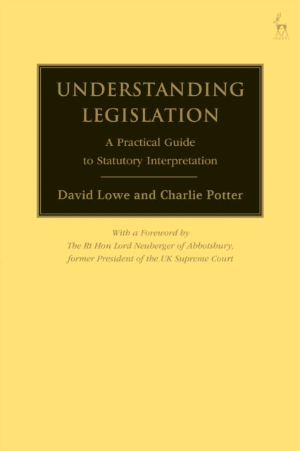Book cover of: Understanding Legislation. By: Charlie Potter