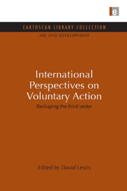 Book cover of: International Perspectives on Voluntary Action. By: David Lewis