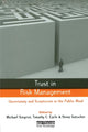 Book cover of: Trust in Risk Management. By: Michael Siegrist