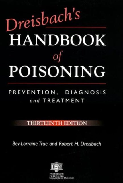 Book cover of: Dreisbach's Handbook of Poisoning