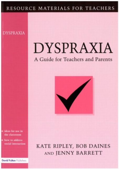 Book cover of: Dyspraxia