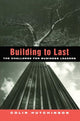 Book cover of: Building to Last. By: Colin Hutchinson