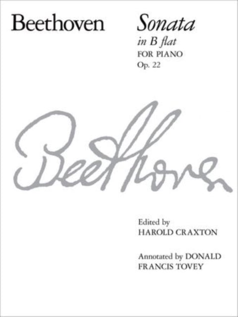 Book cover of: Piano Sonata in B flat, Op. 22