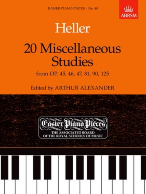 Book cover of: 20 Miscellaneous Studies from Op.45, 46, 47, 81, 90 & 125
