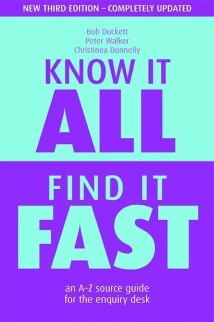 Book cover of: Know it All, Find it Fast