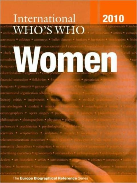 Book cover of: International Who's Who of Women 2010. By: No Author