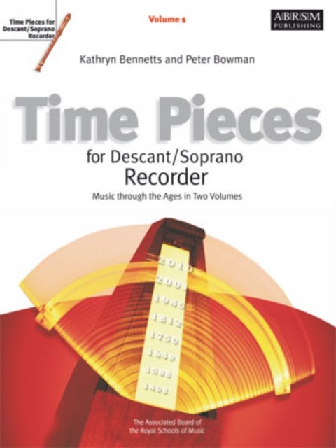 Book cover of: Time Pieces for Descant/Soprano Recorder, Volume 1