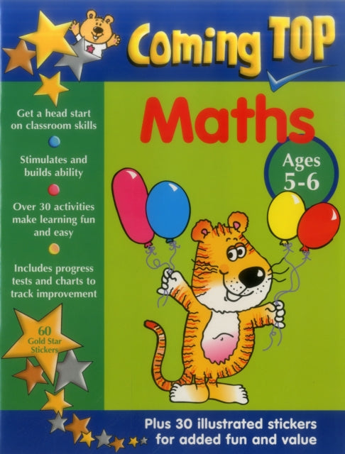 Book cover of: Coming Top: Maths - Ages 5-6. By: Jill Jones