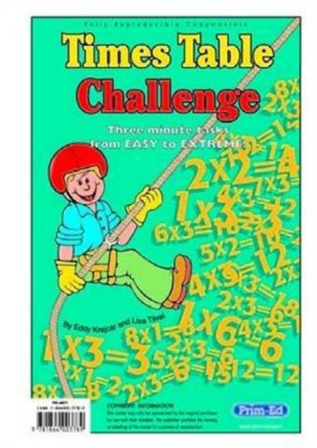 Book cover of: Times Table Challenge. By: Eddy Krajcar