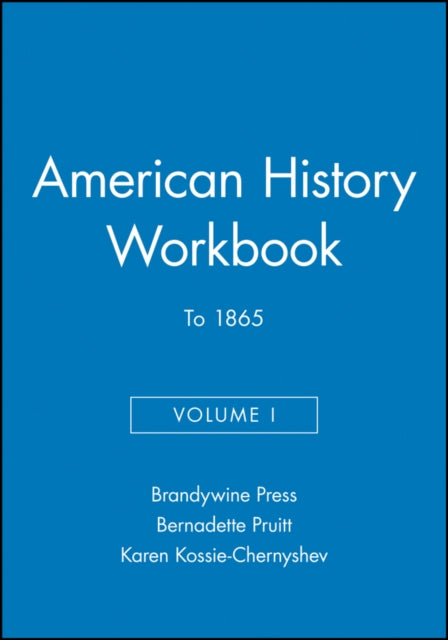 Book cover of: American History Workbook, Volume I. By: Charles Rosenberg