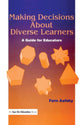 Book cover of: Making Decisions About Diverse Learners. By: Fern Aefksy