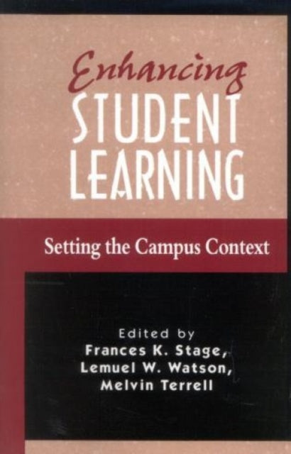 Book cover of: Enhancing Student Learning