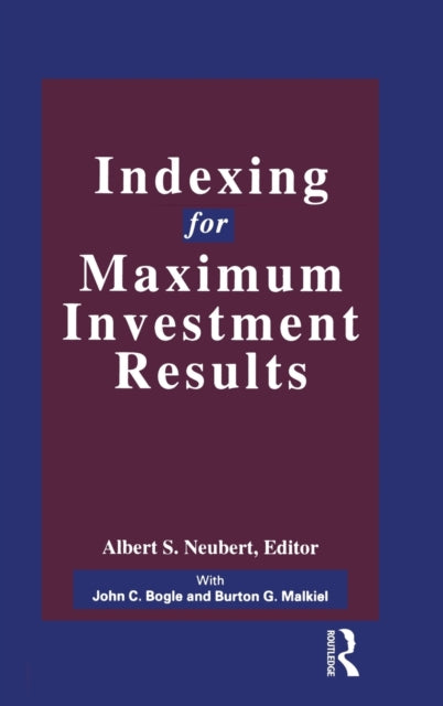 Book cover of: Indexing for Maximum Investment Results. By: Albert Neuberg