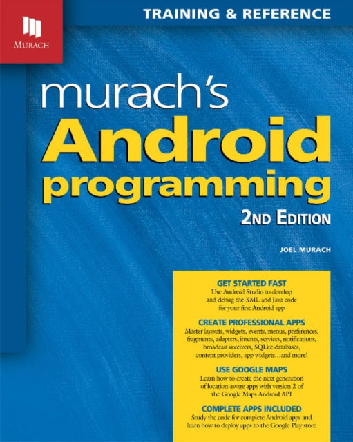 Book cover of: Murach's Android Programming. By: Joel Murach