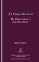 Book cover of: All Puns Intended. By: Walter Redfern