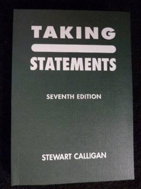 Book cover of: Taking Statements