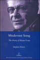 Book cover of: Modernist Song. By: Stephen Forcer