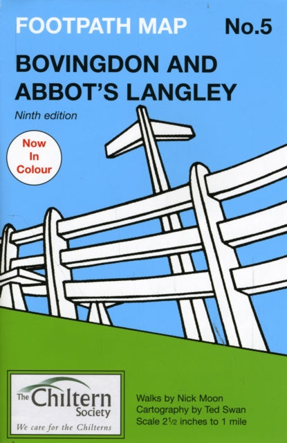 Book cover of: Chiltern Society Footpath Map No. 5 - Bovingdon and Abbots Langley