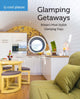 Book cover of: Glamping Getaways