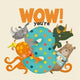 WOW! You're Three birthday book 9781907860423 Lucy Tapper