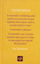 I Remember 9781907903571 Joe Brainard