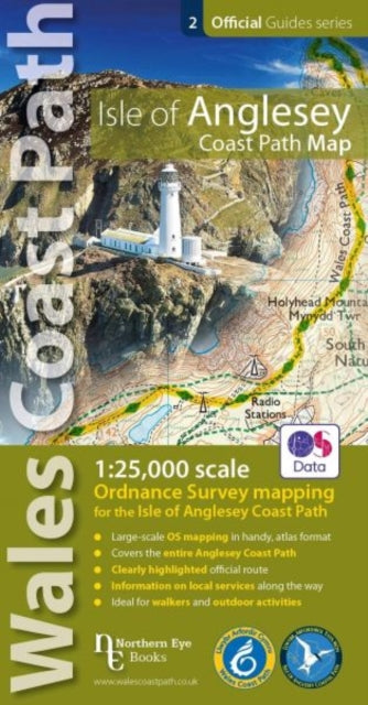 Book cover of: Isle of Anglesey Coast Path Map