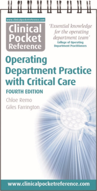 Book cover of: Clinical Pocket Reference Operating Department Practice. By: Chloe Rich