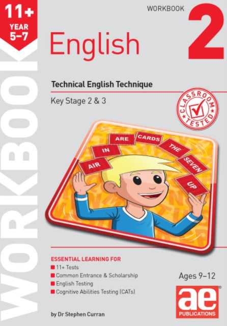 Book cover of: 11+ English Year 5-7 Workbook 2