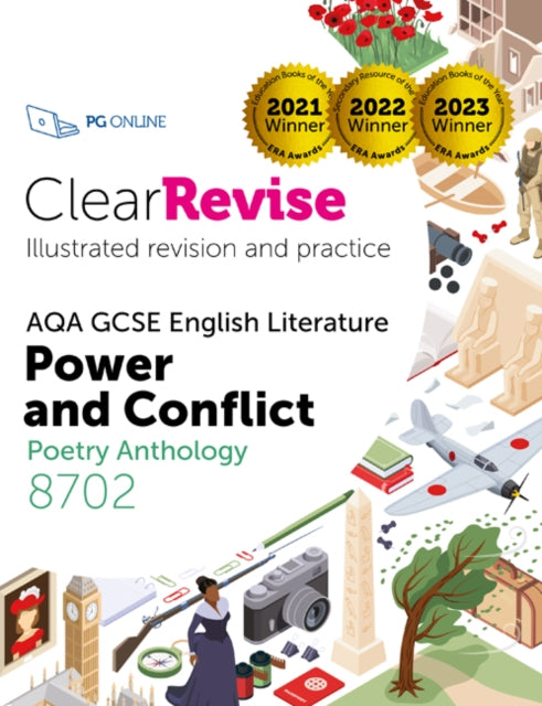 Book cover of: ClearRevise AQA GCSE English Literature: Power and conflict