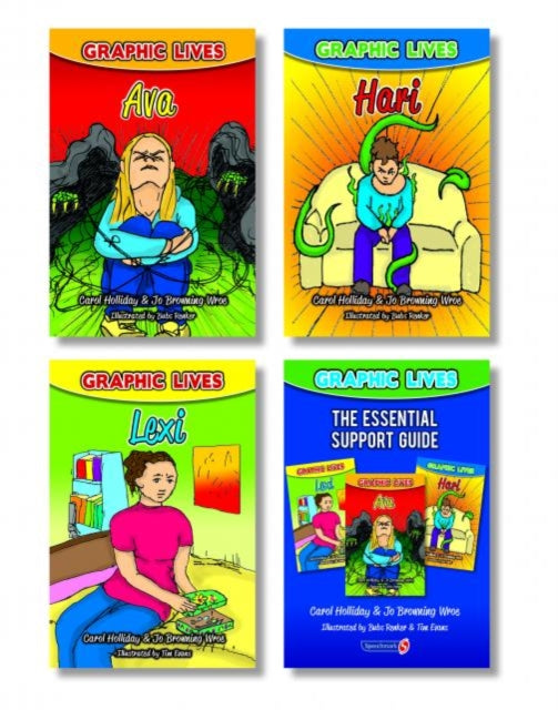 Book cover of: Graphic Lives: The Set. By: Carol Holliday