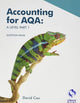Book cover of: Accounting for AQA A level Part 1 - Question Bank