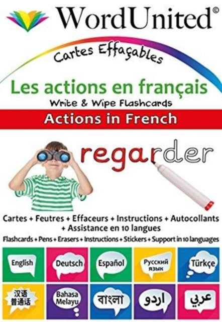 Book cover of: Actions in French. By: WordUnited