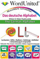 Book cover of: German Alphabet. By: WordUnited